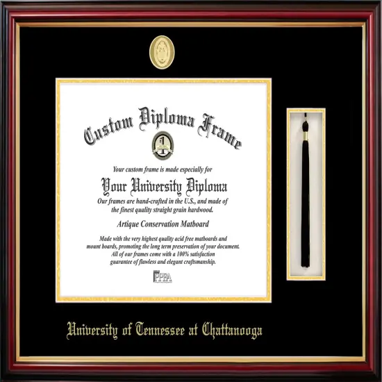 University of Tennessee, Chattanooga 17w x 14h Tassel Box and Diploma Frame {1}