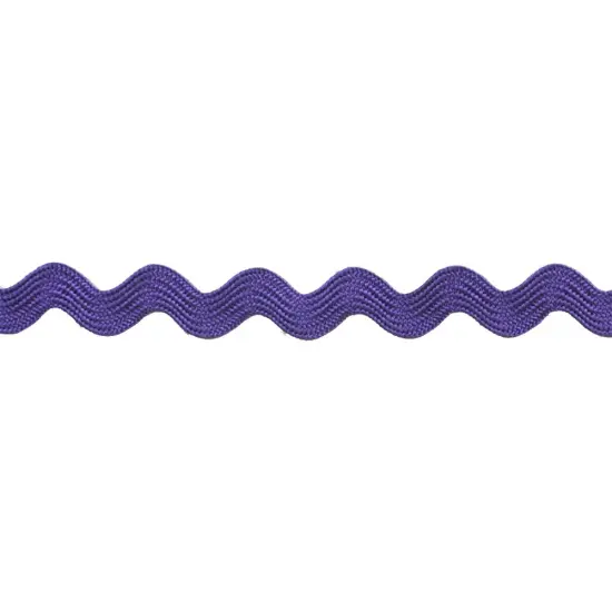 Belagio Small Ric Rac Trim, 0.375" Wide, 25 Yards, Purple {1}