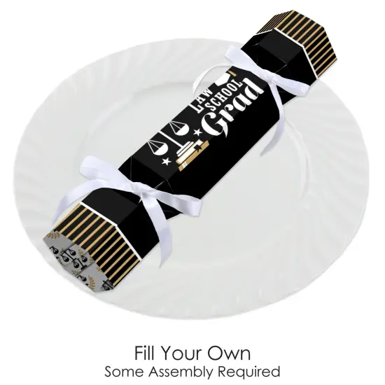 Big Dot of Happiness Law School Grad - No Snap Future Lawyer Graduation Party Table Favors - DIY Cracker Boxes - Set of 12 {3}