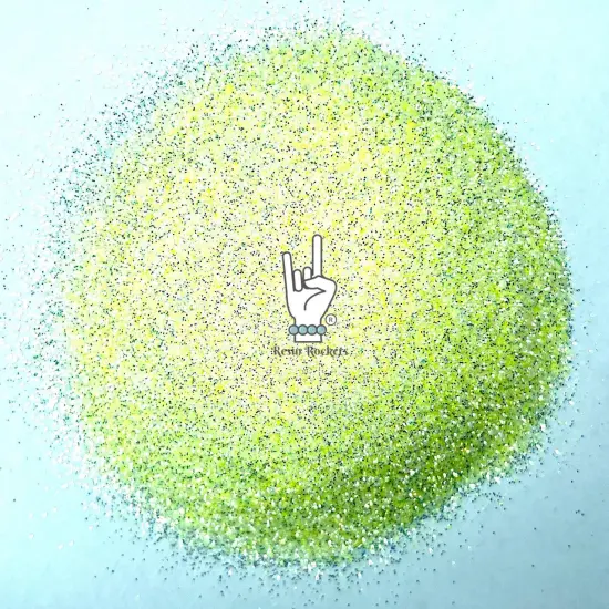 Mellow Yellow Pastel Mirror Flash Premium Pixie for Poxy Microfine Glitter Mix {1}