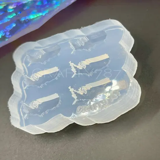 USA Shape Stud Earring Mold(A7) {4}