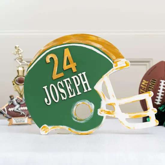 20.5 in. Unfinished Football Helmet {2}