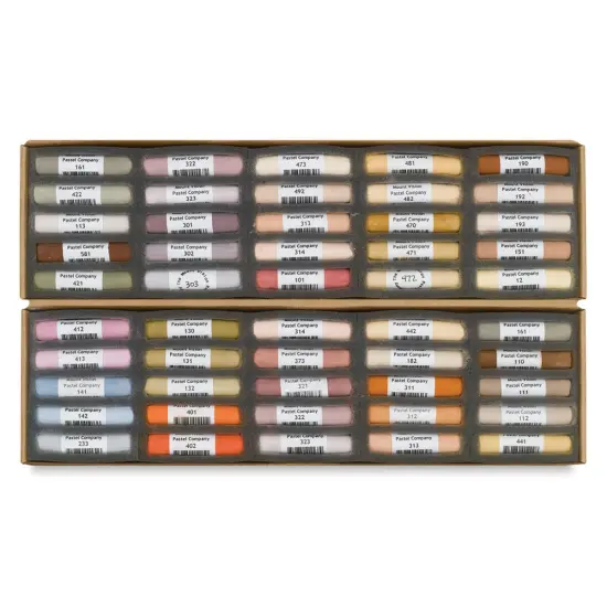 Mount Vision Soft Pastel Set - Portrait Colors, Set of 50 {1}