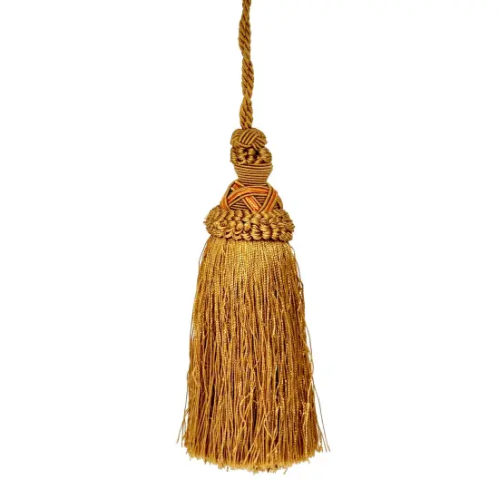 Belagio Tassel, 7” Length with 5.5” Cord, Milante Collection, Mocha {1}