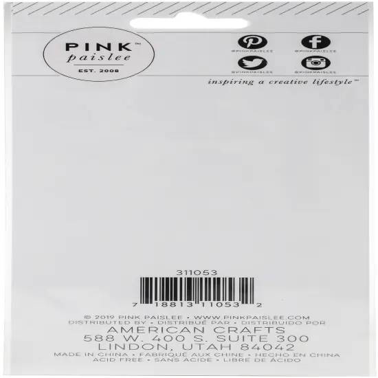 Pink Paislee And Many More Embossed Puffy Birthday Stickers - 11pcs {3}