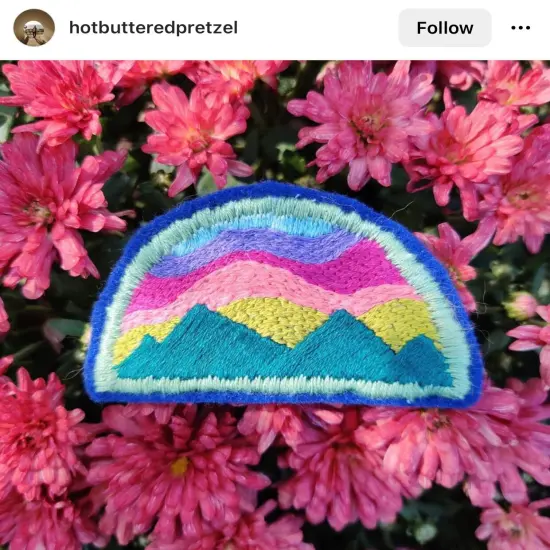 MCreativeJ Landscapes- Peel Stick and Stitch Hand Embroidery Patterns {5}