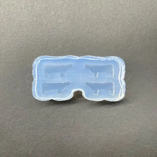 Cow Stud Earrings Silicone Mold(A7) {4}