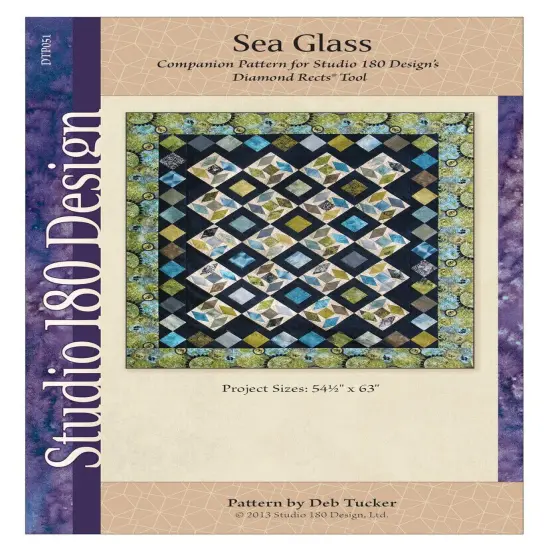 SEA GLASS by Deb Tucker, Studio 180 Designs, 54x63 {2}