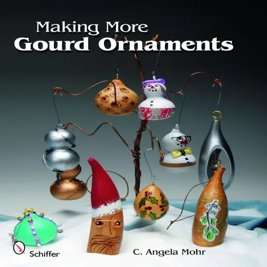 Making More Gourd Ornaments {1}