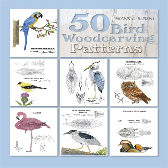 50 Bird Woodcarving Patterns {1}