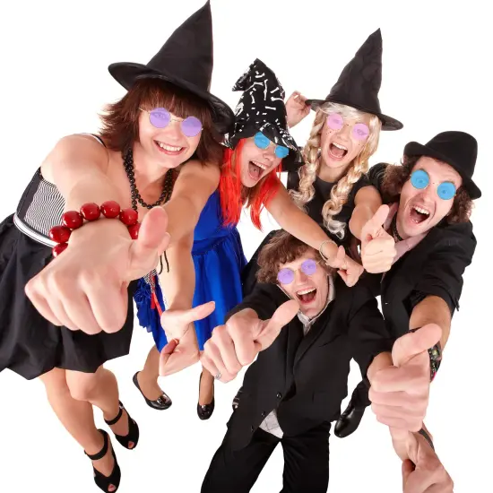 Tinted Round Hippie Glasses Pink Purple and Blue 60's Style Hipster Circle Sunglasses - 3 Pairs {4}