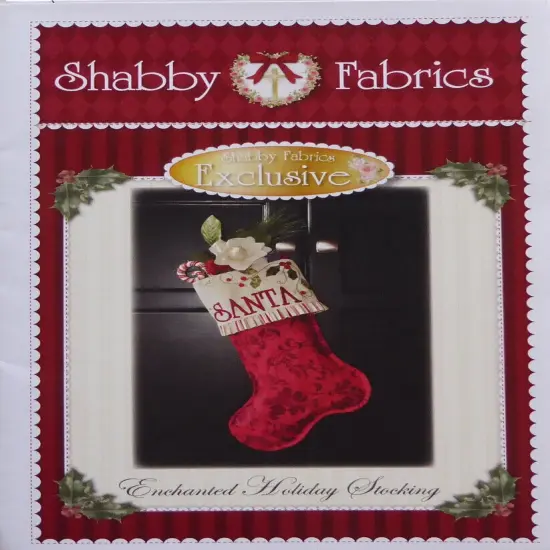 Enchanted Holiday Stocking Quilt Pattern by Shabby Fabrics {2}