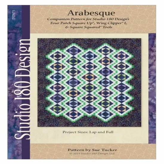 Arabesque - Makes 2 Sizes by Deb Tucker of Studio 180 Designs {2}