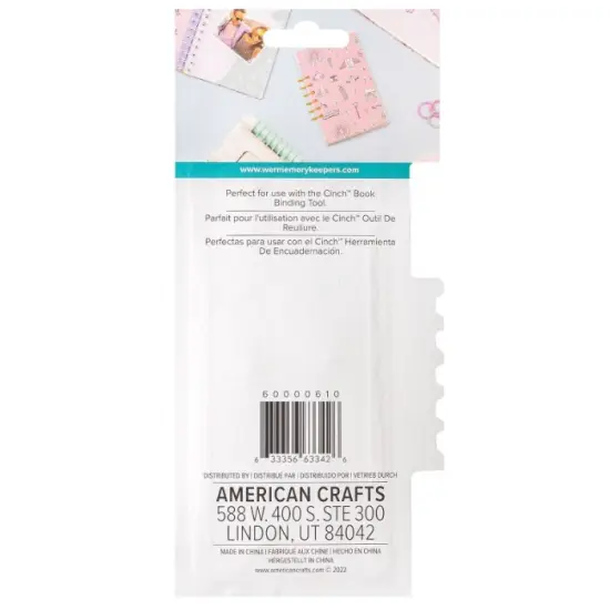 We R Memory Keepers Cinch Metal Hinge Binding 4 Units / Pack Gold 60000610 {5}