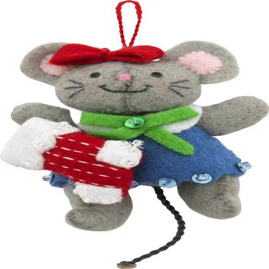 Bucilla Felt Ornaments Applique Kit Set Of 6-Night Before Christmas {2}