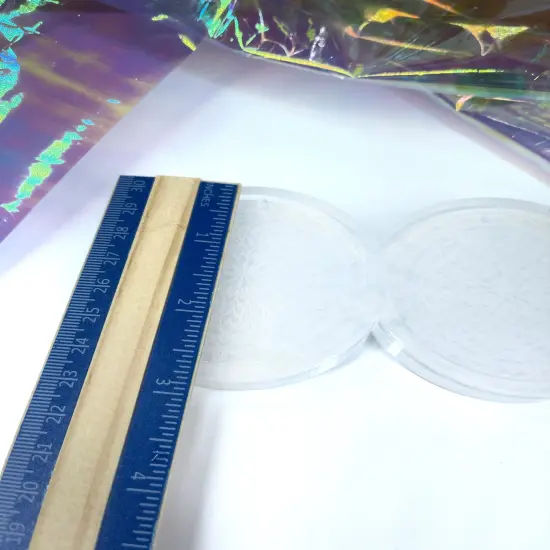 Mandala Circle XL Earring Silicone Mold 2.5in (C7) {3}