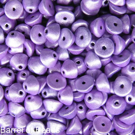 Konos Par Puca&reg;, Czech glass bead, Metallic Matte Purple, 10 grams {1}