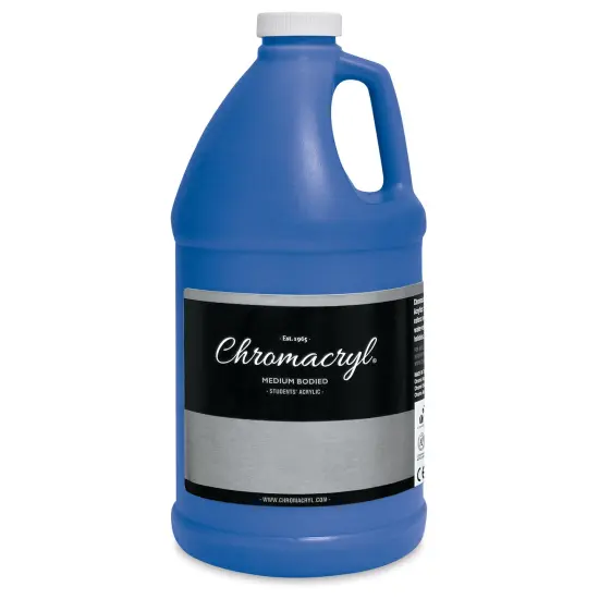 Chromacryl Students' Acrylics - Cobalt Blue, 64 oz bottle {2}