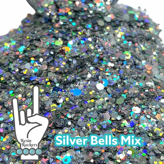 Silver Bells Pixie for Poxy Chunky Glitter Mix {1}