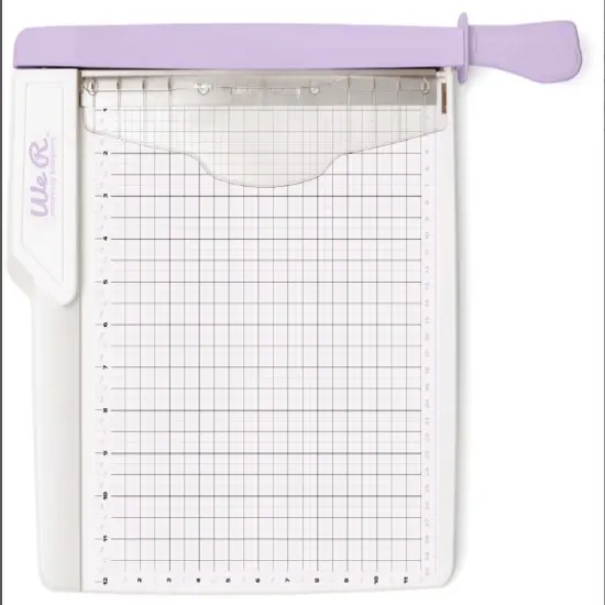 We R Memory Keepers Large Guillotine Cutter and Trimmer 12"x12" 60000666 Lilac {2}
