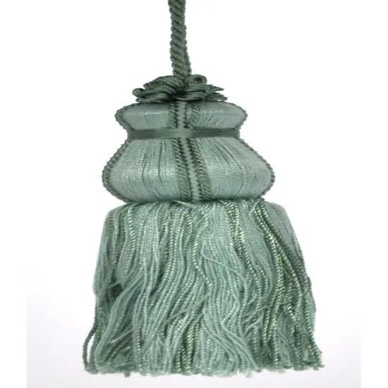 Belagio Key Tassel, 5" Long, 1 Piece, Turquoise {1}