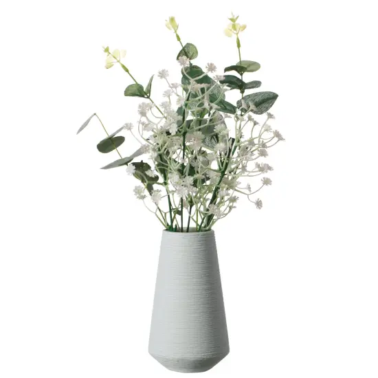 Decorative Ceramic Round Cone Shape Centerpiece Table Vase {2}