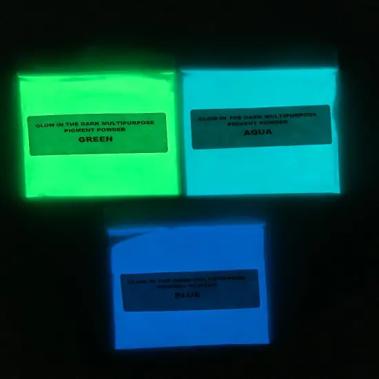 Best Glow in the Dark Pigment (set of 3 different color ) {1}