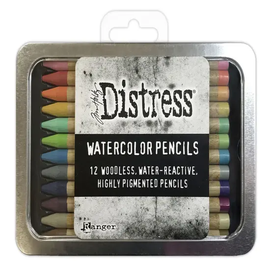 Tim Holtz Distress Watercolor Pencils 12/Pkg-Set 2 {1}