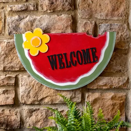 20 in. Unfinished Wooden Watermelon Shape {2}