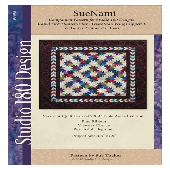 Pattern~Sue Nami 68'' x 68'' by Sue Tucker of Studio 180 Designs {2}