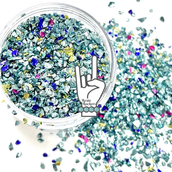 Cold as Ice Premium Grade German Glass Glitter Mix for Epoxy and UV Resin Art {1}