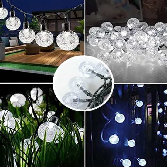 Perfect Holiday 30 LED Solar Bulb String Lights Multicolor {7}