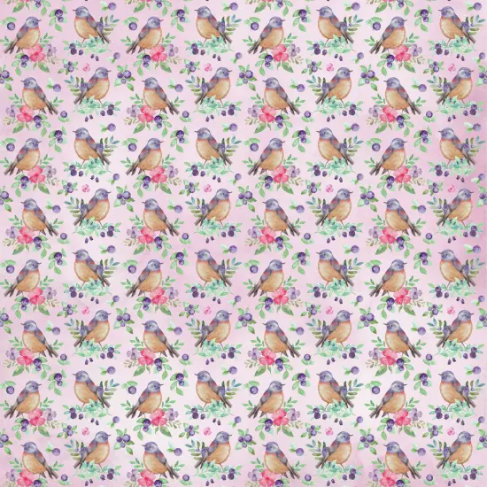 Little Birdie Ephemera Elements 70/pkg-Birds And Berries {4}