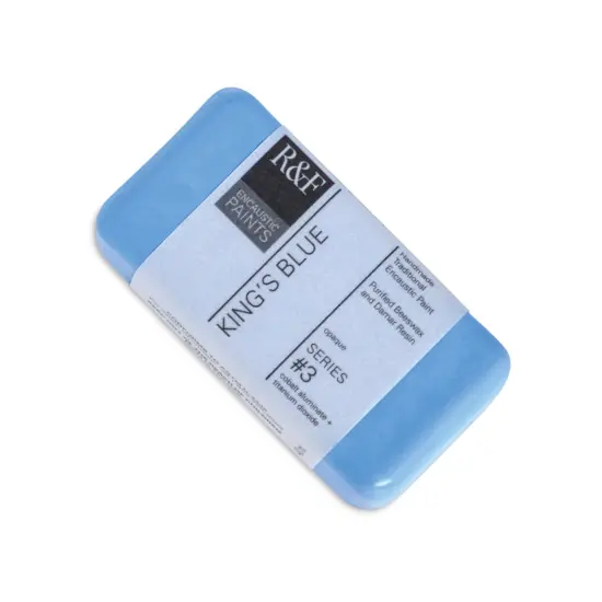 R&F Encaustic Paint Block - King's Blue, 40 ml block {1}