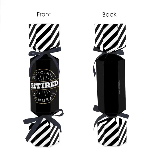 Big Dot of Happiness Happy Retirement - No Snap Retirement Party Table Favors - DIY Cracker Boxes - Set of 12 {7}