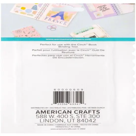 We R Memory Keepers Cinch Plastic Loop Binding 24/Pkg-Pink,Lilac & Blue 60000609 by American Crafts {5}