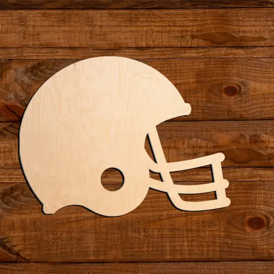 20.5 in. Unfinished Football Helmet {1}