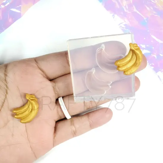 Bananas 2D Jewelry Silicone Mold (A8) {1}