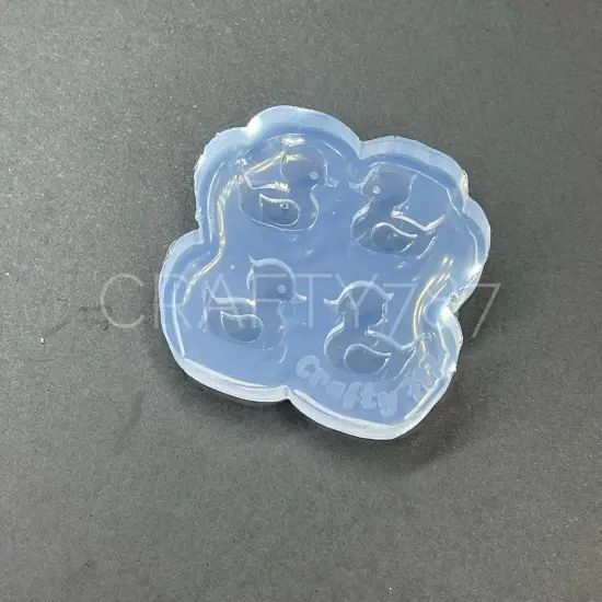 Rubber Duck Stud Earring Silicone Mold (B13) {3}