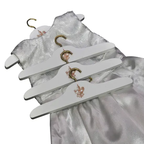The Queen's Treasures Set of 8 Wooden 18 Inch Doll Clothes Hangers {3}