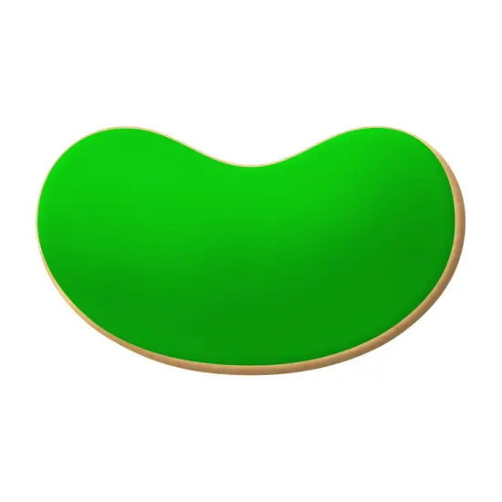 Cookiecutter.com Mini Jelly Bean Cookie Cutter 1.75 in, Tin Plate Steel, Handmade in USA {3}