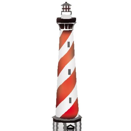 Tiny Lighthouse Wall Stencil | 2600 by Designer Stencils | Outdoor Stencils | Reusable Art Craft Stencils for Painting on Walls, Canvas, Wood | Reusable Plastic Paint Stencil for Home Makeover | Easy to Use & Clean Art Stencil {2}