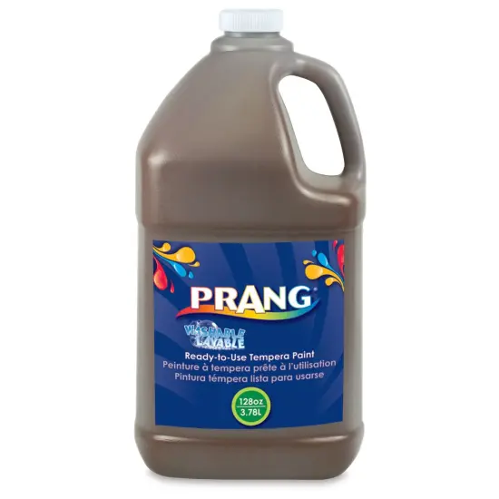 Prang Ready-To-Use Washable Tempera Paint - Brown, Gallon {1}