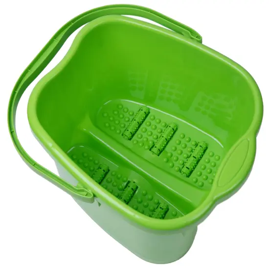 Foot Massage Spa Bath Bucket {9}