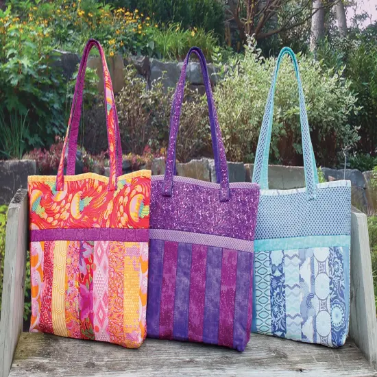 June Tailor Quilt As You Go Tote Bag-Sophie 15"X14"X14" {4}