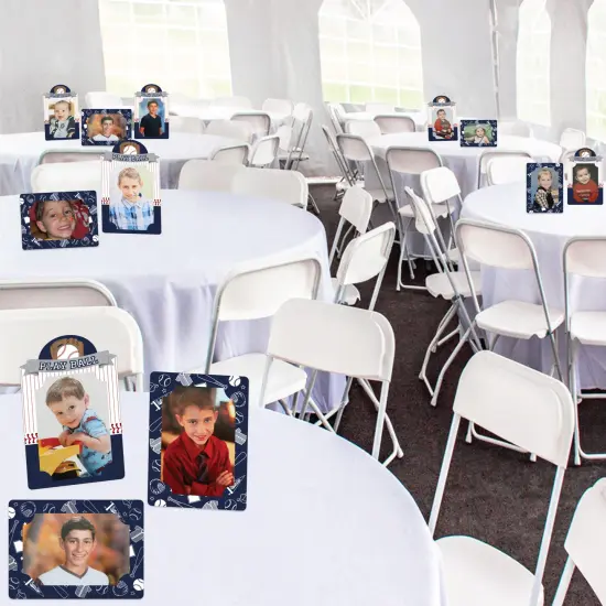 Big Dot of Happiness Batter Up - Baseball - Baby Shower or Birthday Party 4x6 Picture Display - Paper Photo Frames - Set of 12 {3}