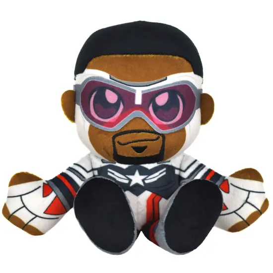 Bleacher Creatures Marvel Captain America (Sam Wilson) 8" Kuricha Sitting Plush {1}