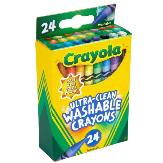 Crayola Washable Crayons-24/Pkg {2}