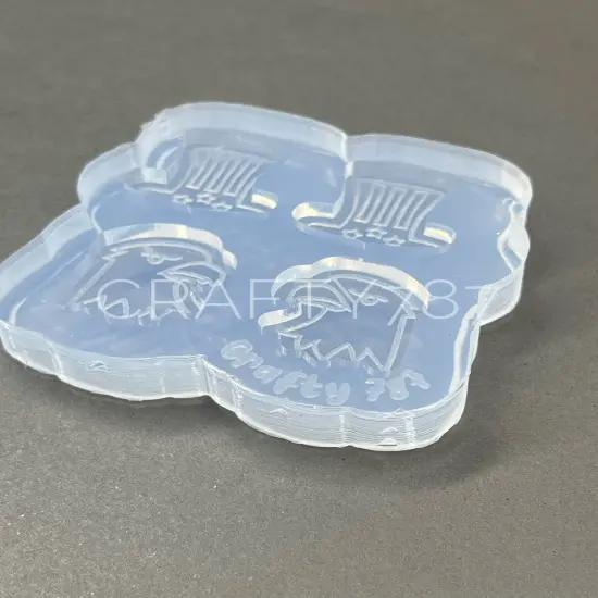 Eagle USA Stud Earring Silicone Mold (B13) {4}