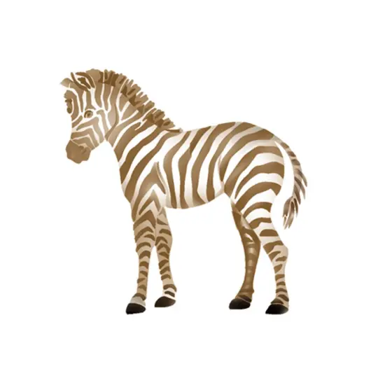 Small Baby Zebra Wall Stencil | 2632 by Designer Stencils | Animal & Nature Stencils | Reusable Art Craft Stencils for Painting on Walls, Canvas, Wood | Reusable Plastic Paint Stencil for Home Makeover | Easy to Use & Clean Art Stencil {2}